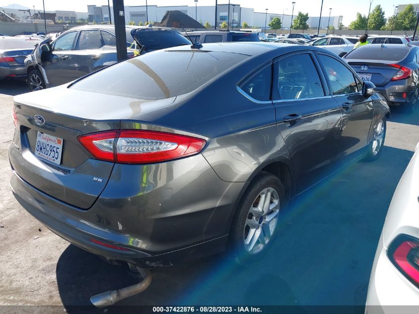 2016 FORD FUSION SE - 3FA6P0H71GR194707