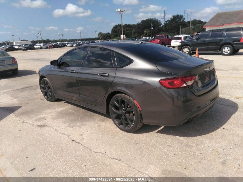 2015 CHRYSLER 200 S - 1C3CCCBB7FN550381