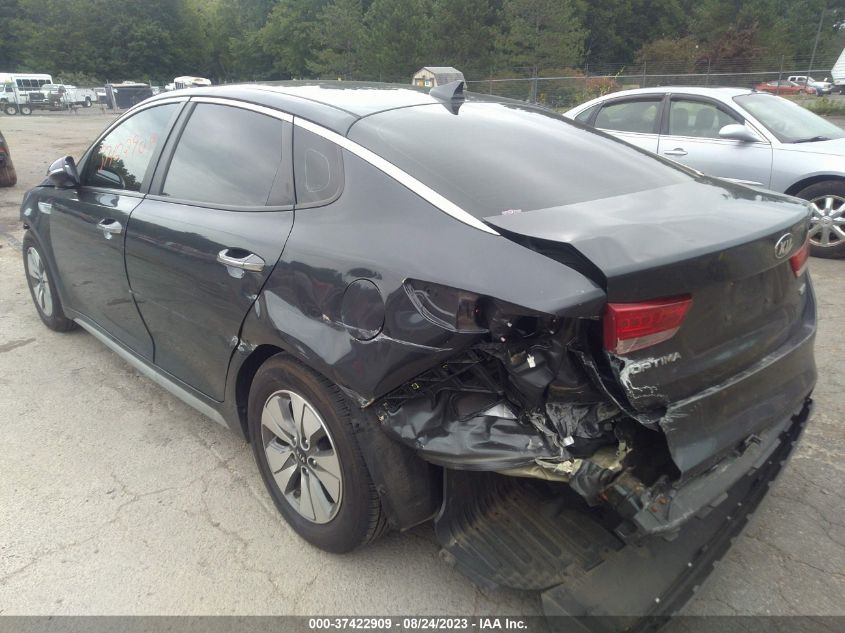 2017 KIA OPTIMA HYBRID BASE - KNAGT4LC3H5004476