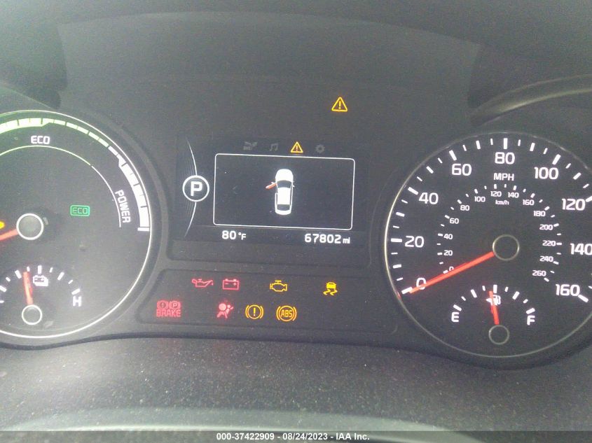 2017 KIA OPTIMA HYBRID BASE - KNAGT4LC3H5004476