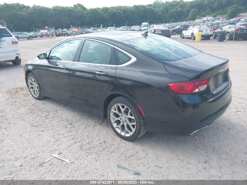 2015 CHRYSLER 200 C - 1C3CCCEG3FN636312