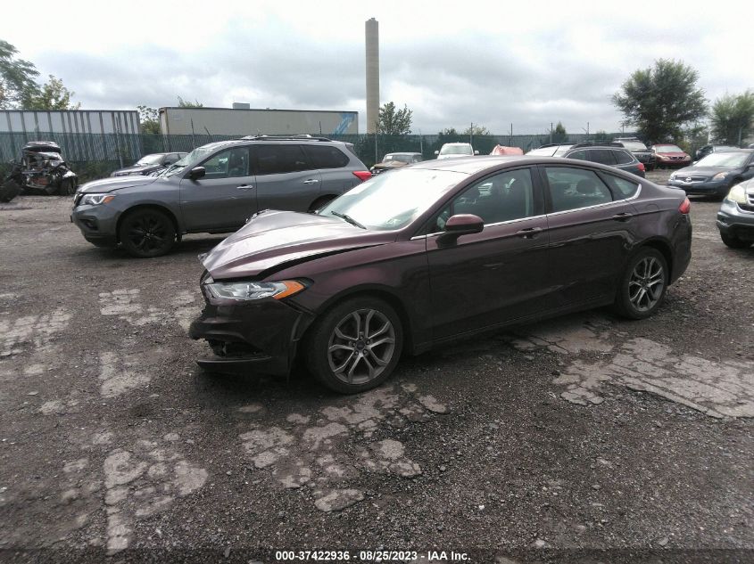 2017 FORD FUSION S - 3FA6P0G70HR226162