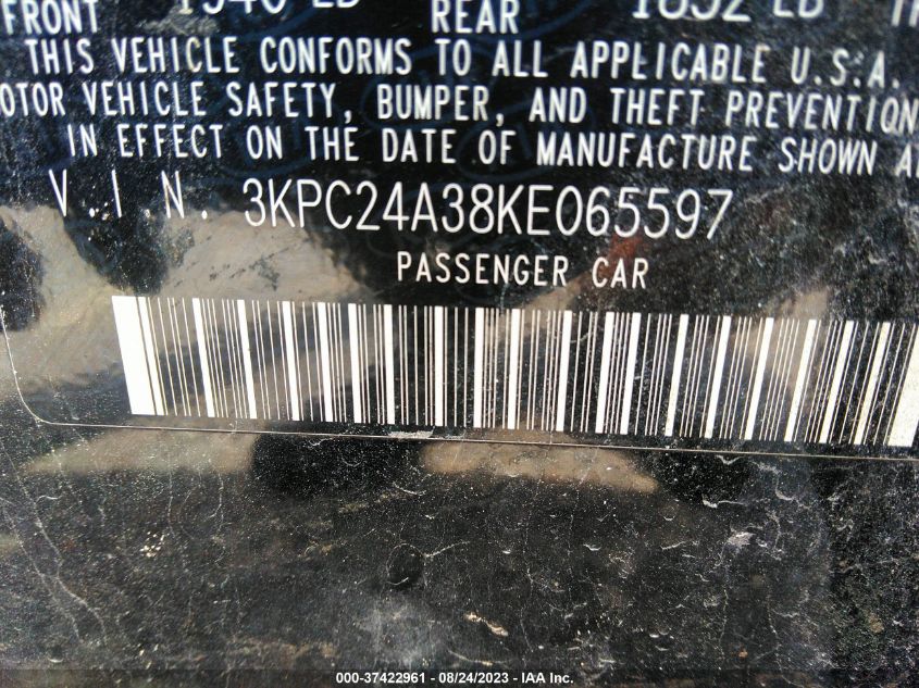 2019 HYUNDAI ACCENT SE - 3KPC24A38KE065597