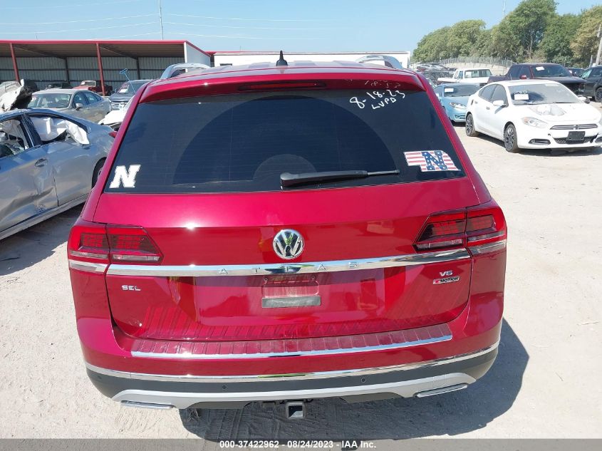 2019 VOLKSWAGEN ATLAS 3.6L V6 SEL - 1V2MR2CA2KC601904