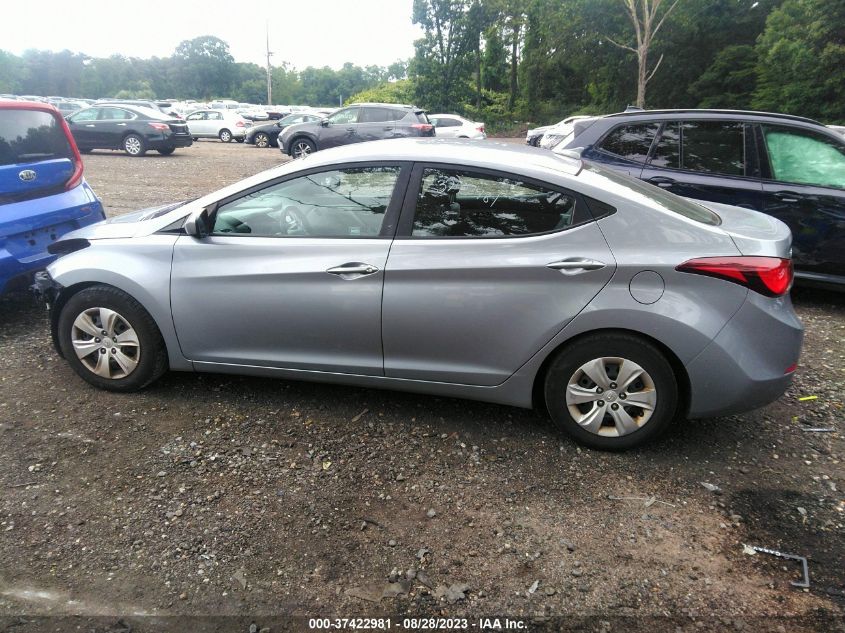 2016 HYUNDAI ELANTRA SE - 5NPDH4AE9GH782985