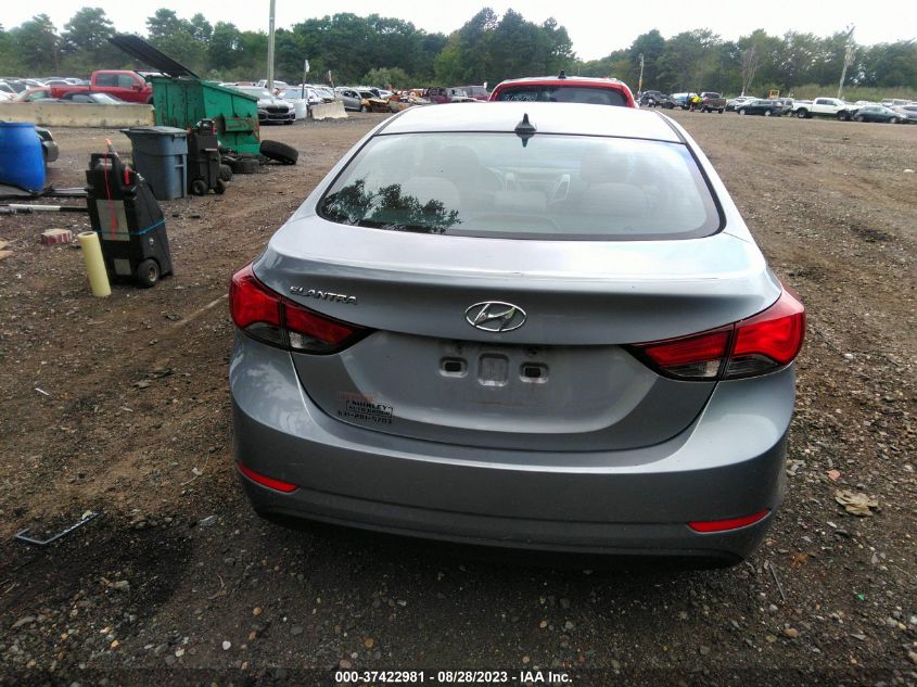 2016 HYUNDAI ELANTRA SE - 5NPDH4AE9GH782985