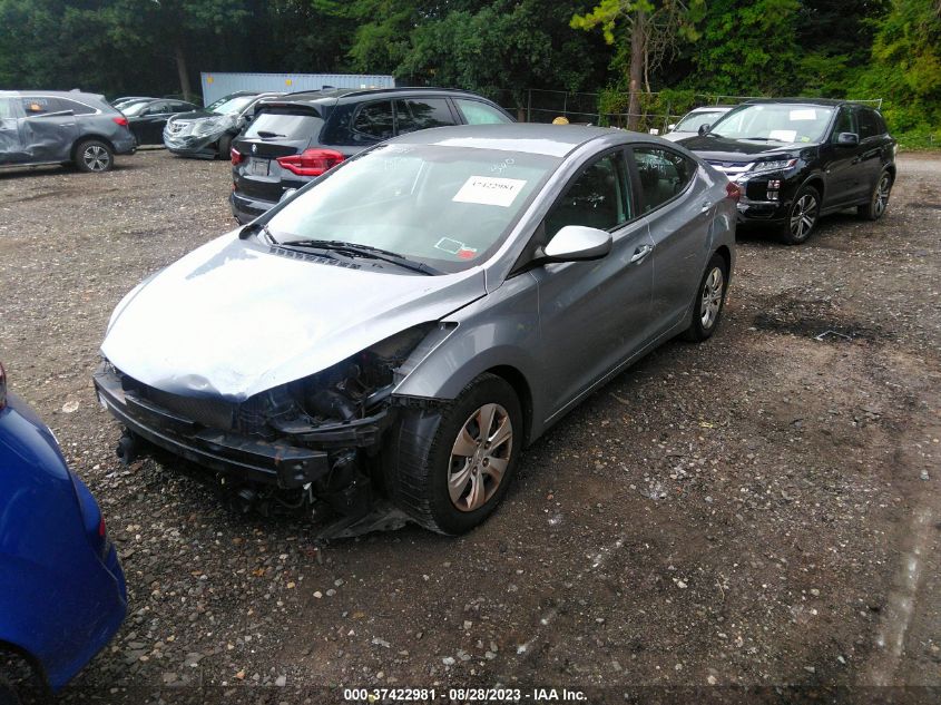 2016 HYUNDAI ELANTRA SE - 5NPDH4AE9GH782985