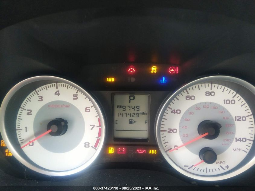 2013 SUBARU IMPREZA WAGON 2.0I PREMIUM - JF1GPAD62D2814388