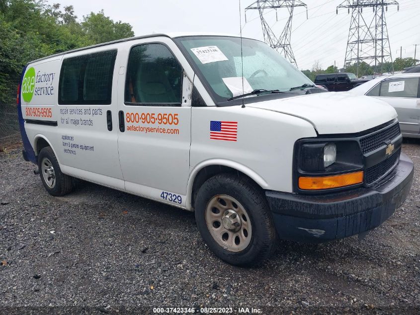 2014 CHEVROLET EXPRESS CARGO VAN - 1GCSGAFX1E1163627