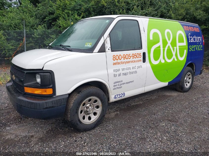 2014 CHEVROLET EXPRESS CARGO VAN - 1GCSGAFX1E1163627
