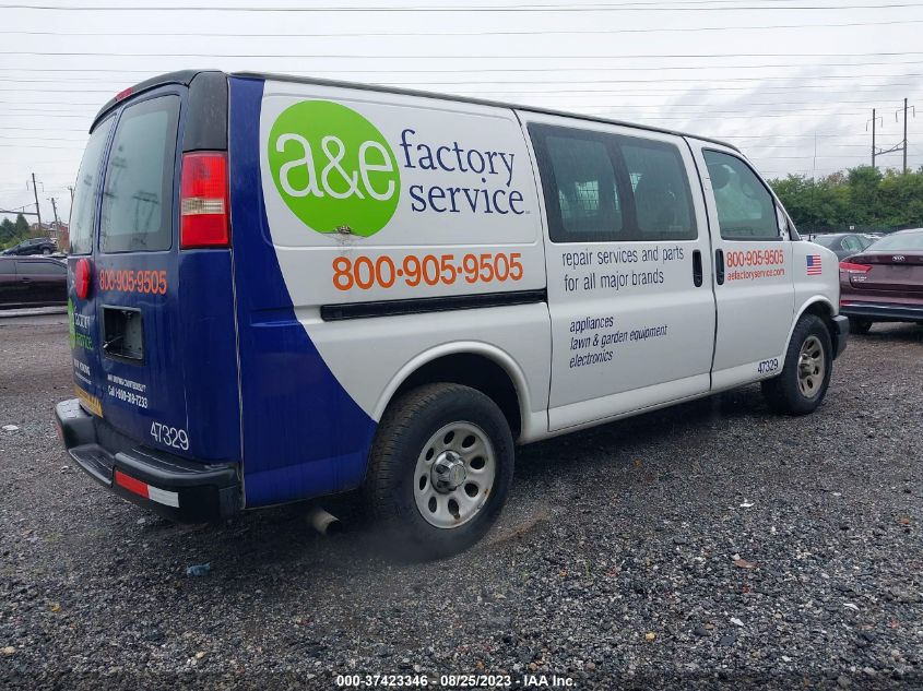 2014 CHEVROLET EXPRESS CARGO VAN - 1GCSGAFX1E1163627