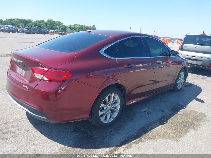 2015 CHRYSLER 200 C - 1C3CCCCB4FN575799