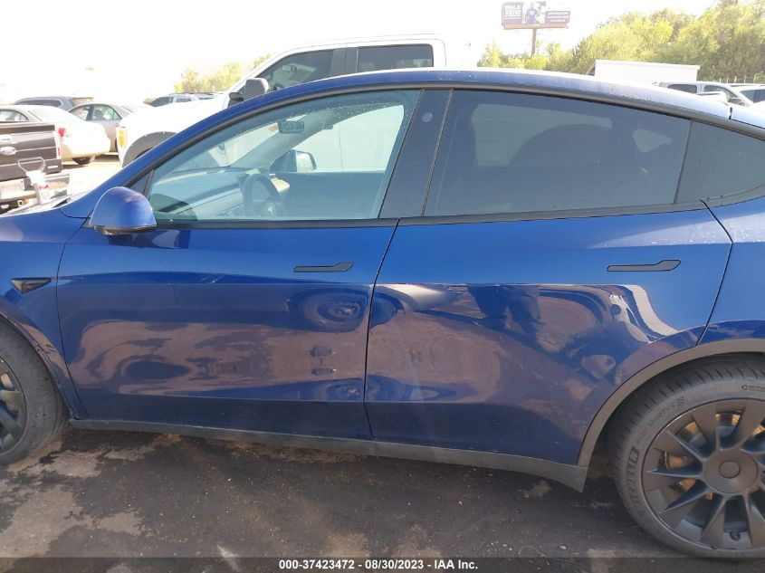 2022 TESLA MODEL Y LONG RANGE - 7SAYGDEE2NF440887