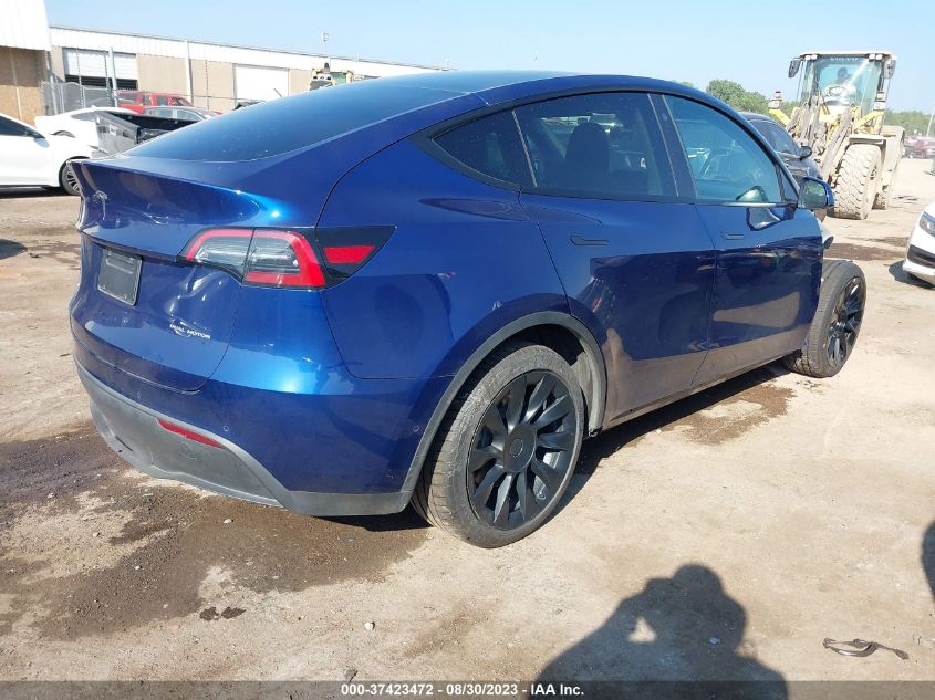 2022 TESLA MODEL Y LONG RANGE - 7SAYGDEE2NF440887