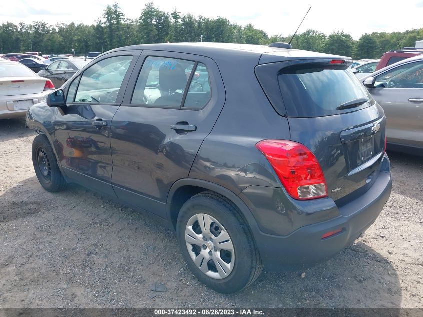 2016 CHEVROLET TRAX LS - 3GNCJKSB9GL131615