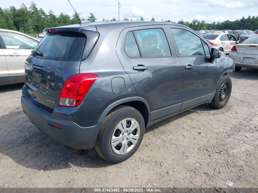 2016 CHEVROLET TRAX LS - 3GNCJKSB9GL131615