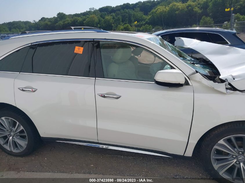2017 ACURA MDX W/TECHNOLOGY PKG - 5J8YD4H56HL001034