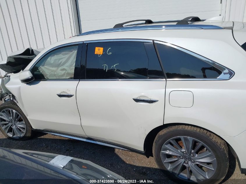 2017 ACURA MDX W/TECHNOLOGY PKG - 5J8YD4H56HL001034