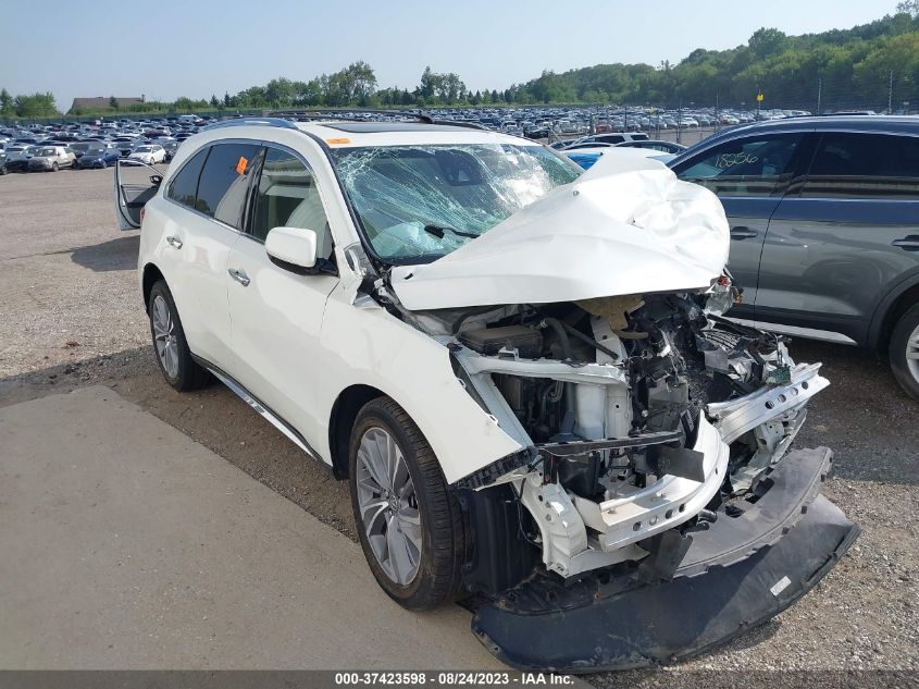 2017 ACURA MDX W/TECHNOLOGY PKG - 5J8YD4H56HL001034