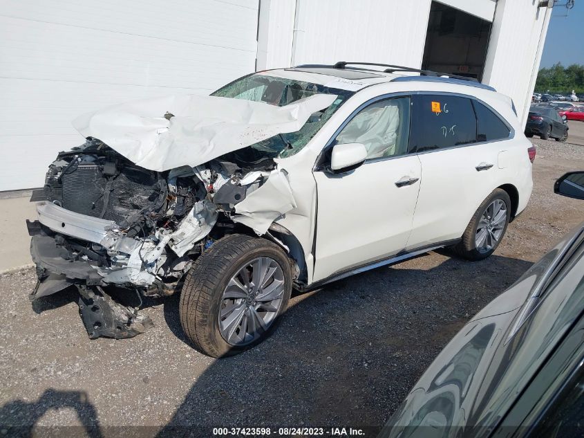 2017 ACURA MDX W/TECHNOLOGY PKG - 5J8YD4H56HL001034