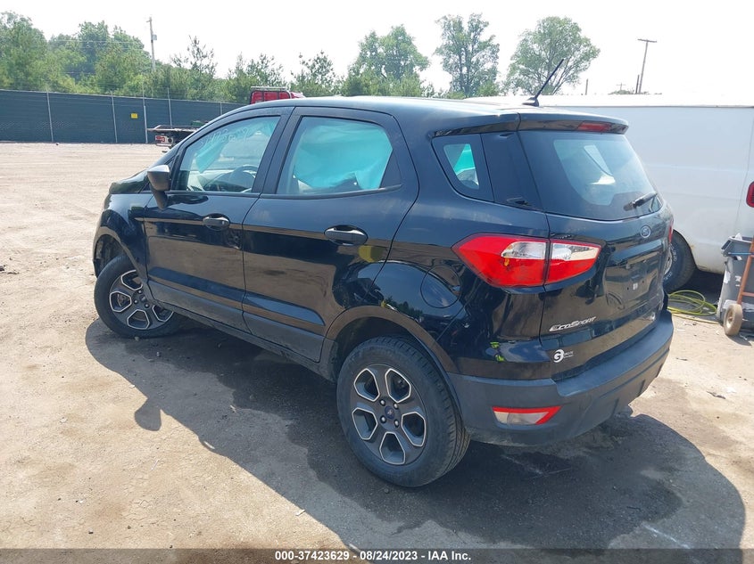 VIN MAJ3S2FE0KC258449 2019 FORD ECOSPORT S
