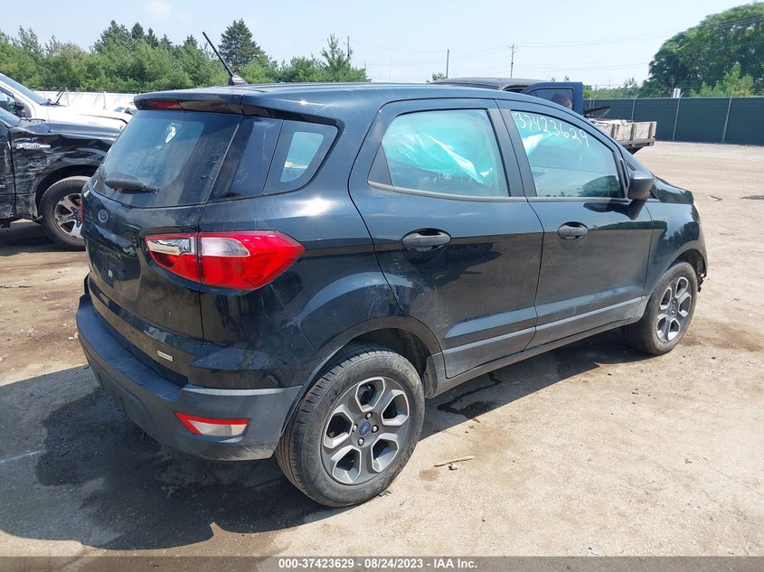VIN MAJ3S2FE0KC258449 2019 FORD ECOSPORT S