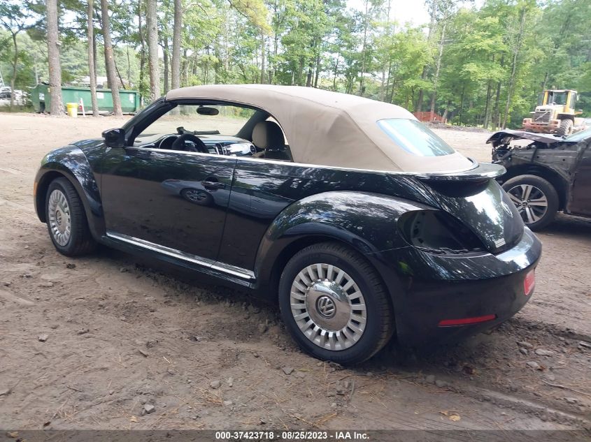 2014 VOLKSWAGEN BEETLE CONVERTIBLE 2.5L 3VW5P7AT0EM807803