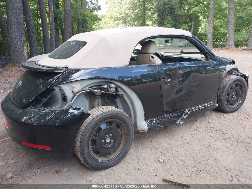 2014 VOLKSWAGEN BEETLE CONVERTIBLE 2.5L 3VW5P7AT0EM807803