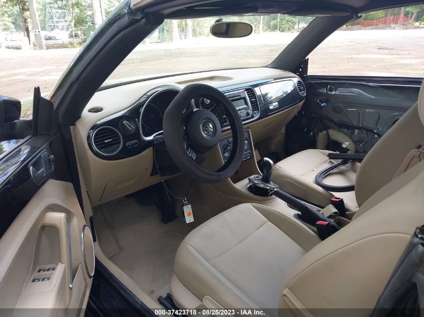2014 VOLKSWAGEN BEETLE CONVERTIBLE 2.5L 3VW5P7AT0EM807803