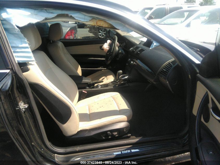 2013 BMW 1 SERIES 128I WBAUP7C50DVP24760