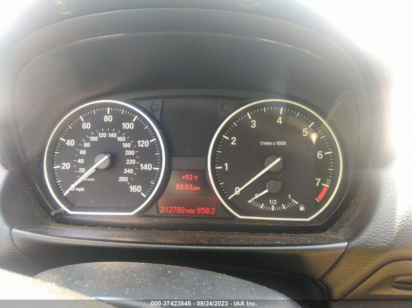 2013 BMW 1 SERIES 128I WBAUP7C50DVP24760