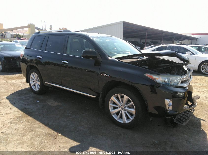 2013 TOYOTA HIGHLANDER HYBRID LIMITED - JTEDC3EH2D2019079