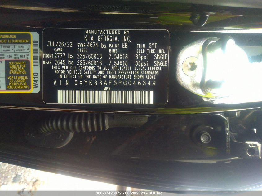 2023 KIA SPORTAGE EX - 5XYK33AF5PG046349