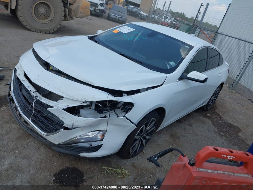 VIN 1G1ZG5ST2MF058596 2021 CHEVROLET MALIBU RS