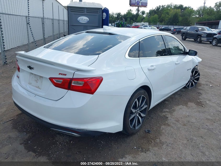 VIN 1G1ZG5ST2MF058596 2021 CHEVROLET MALIBU RS