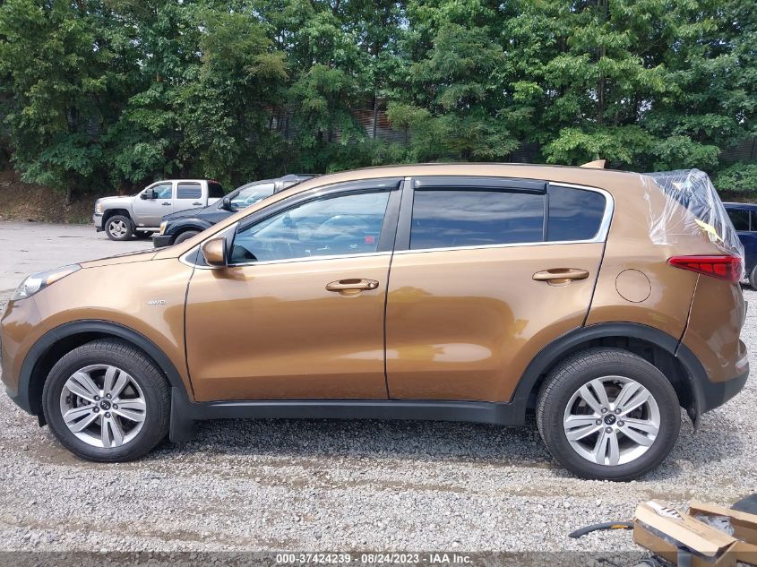 2017 KIA SPORTAGE LX - KNDPMCAC0H7043169