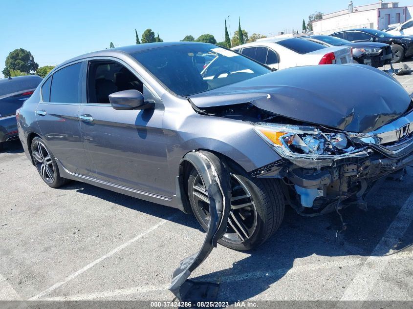 2017 HONDA ACCORD SEDAN SPORT - 1HGCR2F54HA222789