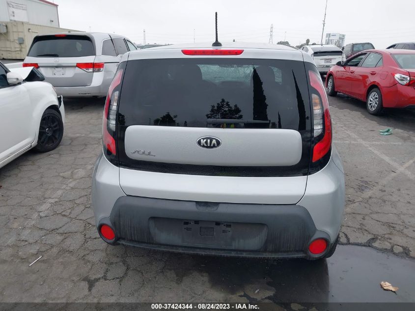 2016 KIA SOUL BASE - KNDJN2A29G7835324