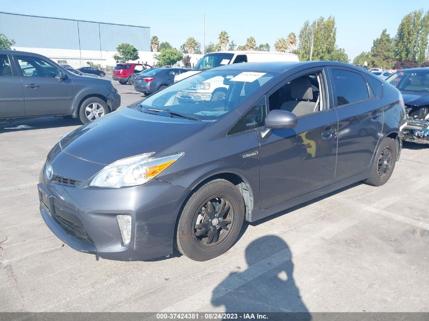 2015 TOYOTA PRIUS FOUR - JTDKN3DU6F1982600