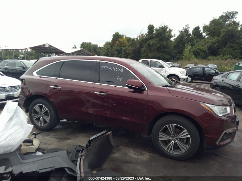 2018 ACURA MDX - 5J8YD4H36JL012927