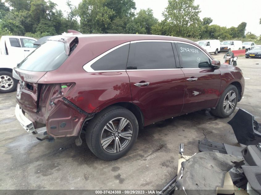 2018 ACURA MDX - 5J8YD4H36JL012927