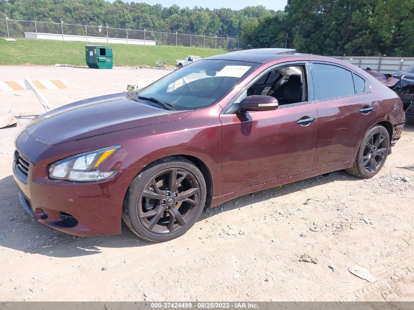2014 NISSAN MAXIMA 3.5 SV W/SPORT PKG - 1N4AA5APXEC485348