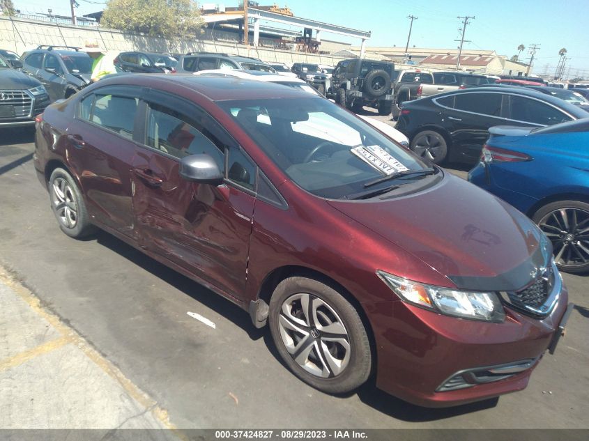 2013 HONDA CIVIC SDN EX - 19XFB2F88DE210498