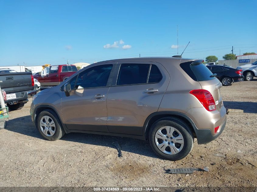 2018 CHEVROLET TRAX LS - 3GNCJKSB9JL248750