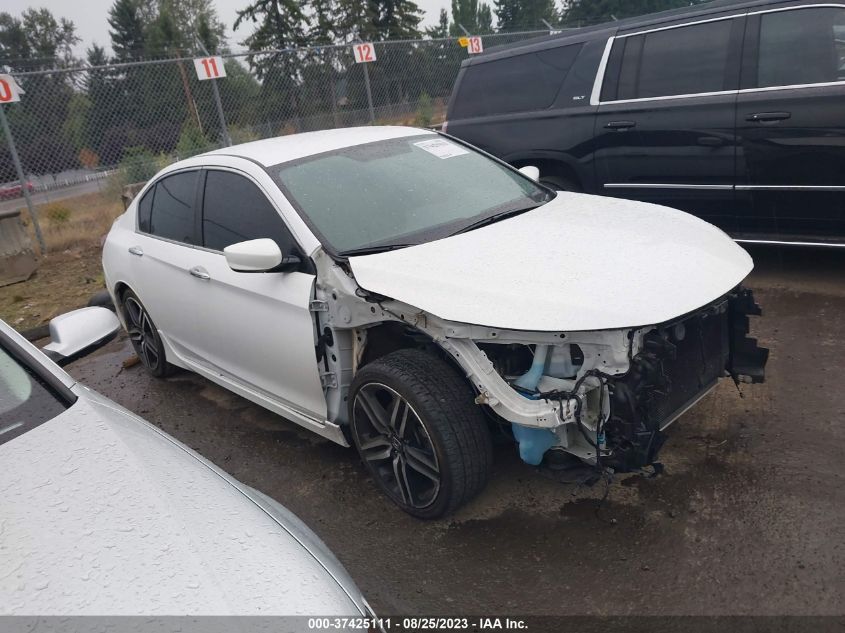2016 HONDA ACCORD SEDAN SPORT - 1HGCR2F52GA190455