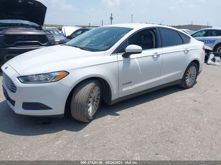 2014 FORD FUSION S HYBRID - 3FA6P0UUXER252130