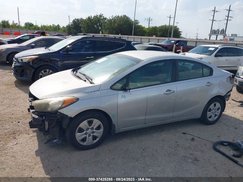 2015 KIA FORTE LX - KNAFK4A68F5315555