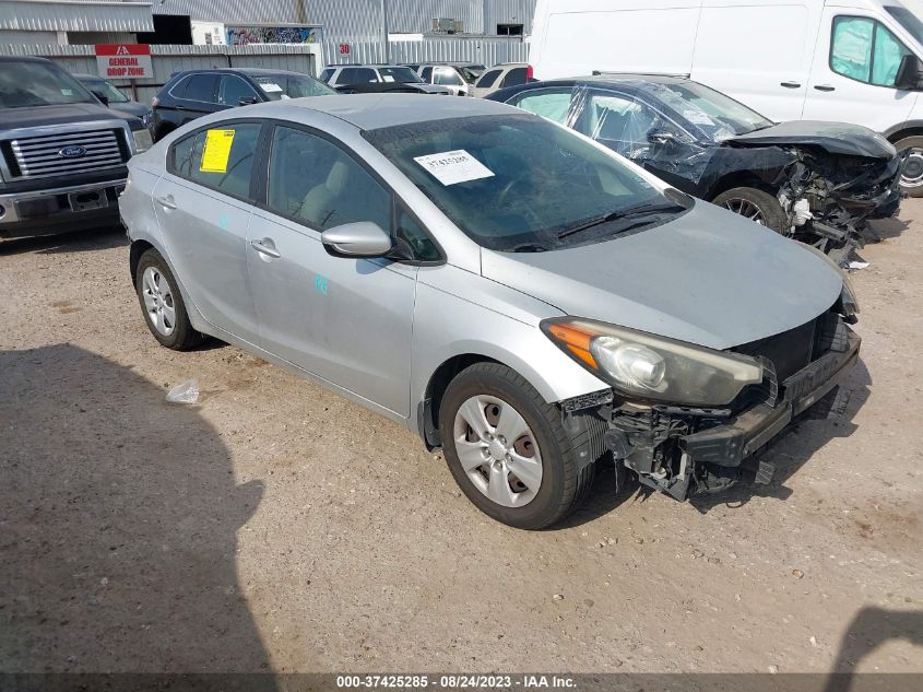2015 KIA FORTE LX - KNAFK4A68F5315555