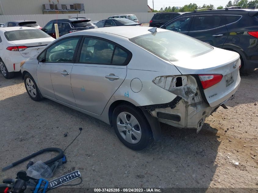 2015 KIA FORTE LX - KNAFK4A68F5315555