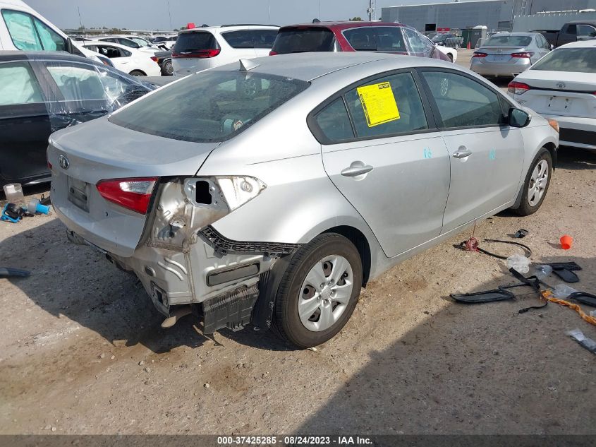 2015 KIA FORTE LX - KNAFK4A68F5315555